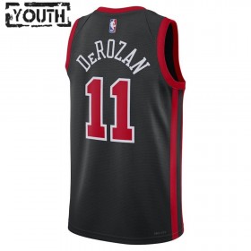 Dres Chicago Bulls DeMar DeRozan 11 Nike 2023-24 City Edition Crno Swingman - Dječji